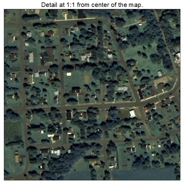 Haugen, Wisconsin aerial imagery detail