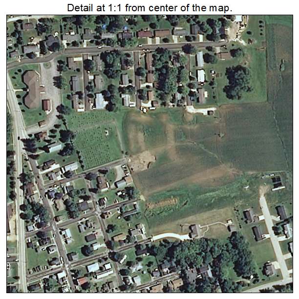 Hazel Green, Wisconsin aerial imagery detail