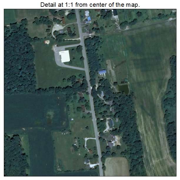 Hebron, Wisconsin aerial imagery detail