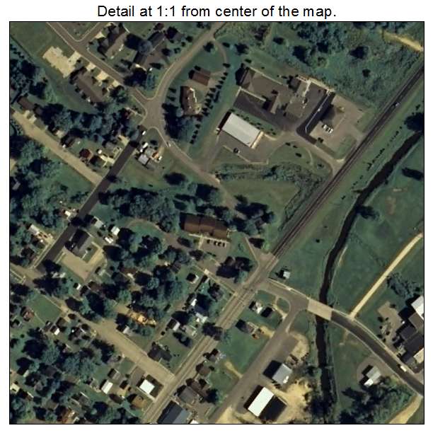 Hillsboro, Wisconsin aerial imagery detail