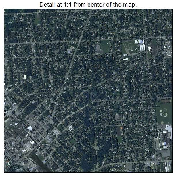 Janesville, Wisconsin aerial imagery detail