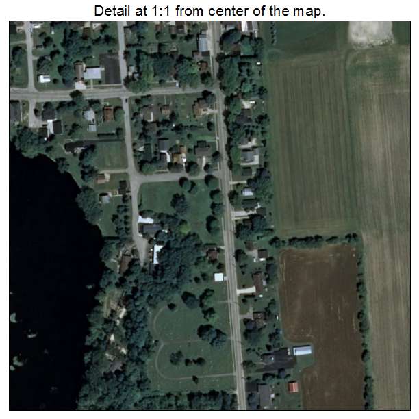 Kekoskee, Wisconsin aerial imagery detail
