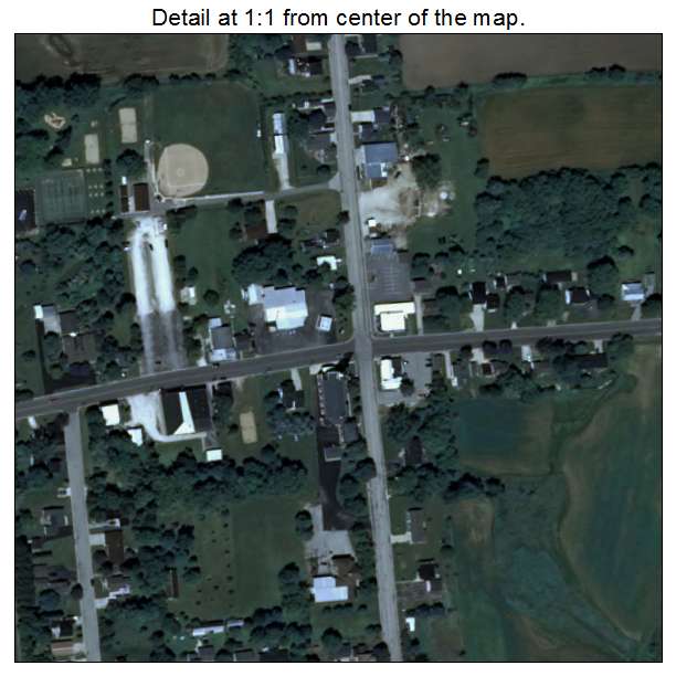 Kellnersville, Wisconsin aerial imagery detail