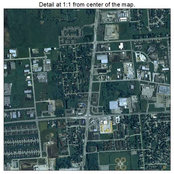 Kenosha, Wisconsin aerial imagery detail