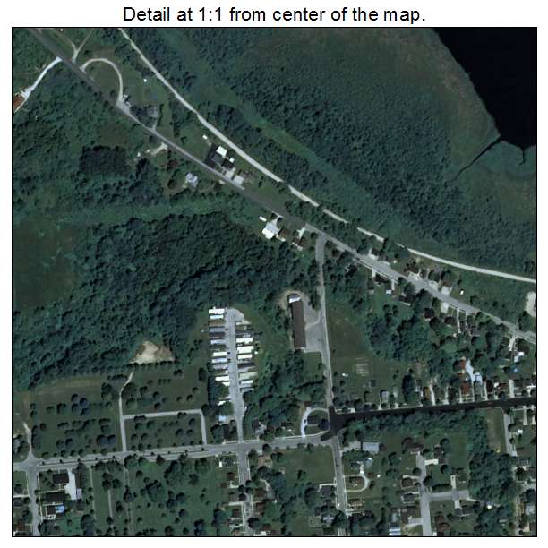 Kewaunee, Wisconsin aerial imagery detail