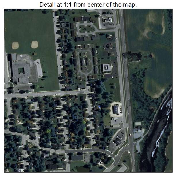 Kiel, Wisconsin aerial imagery detail