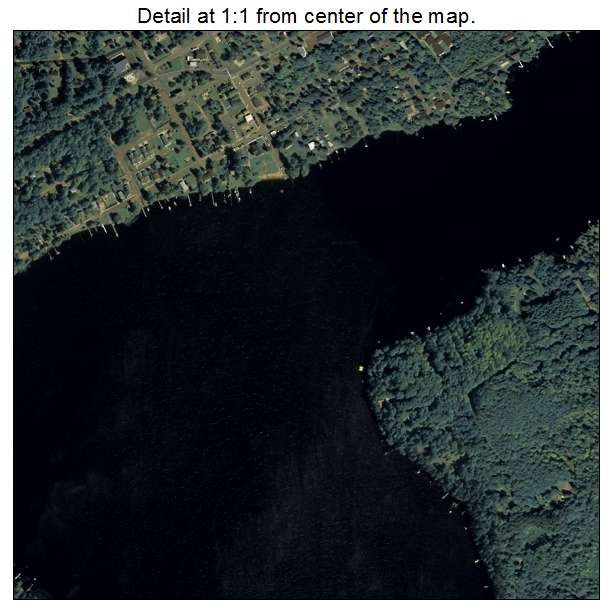 Lake Nebagamon, Wisconsin aerial imagery detail
