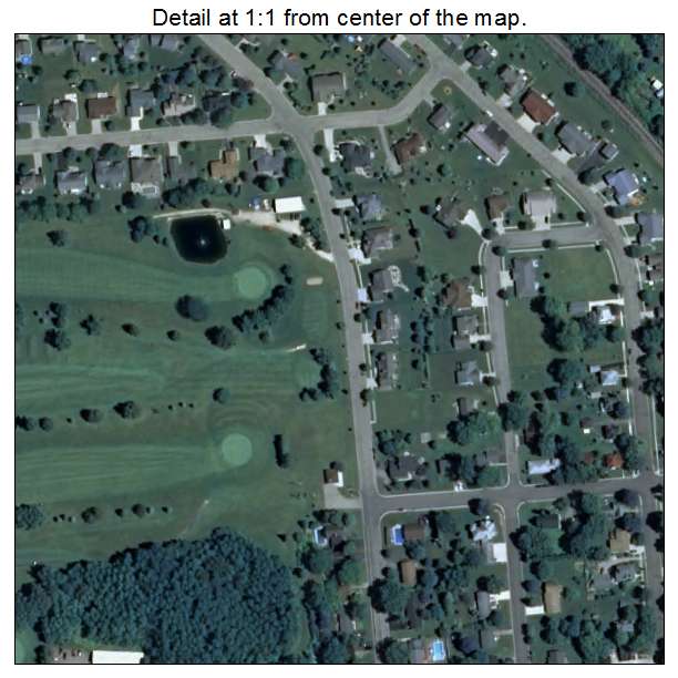 Lodi, Wisconsin aerial imagery detail