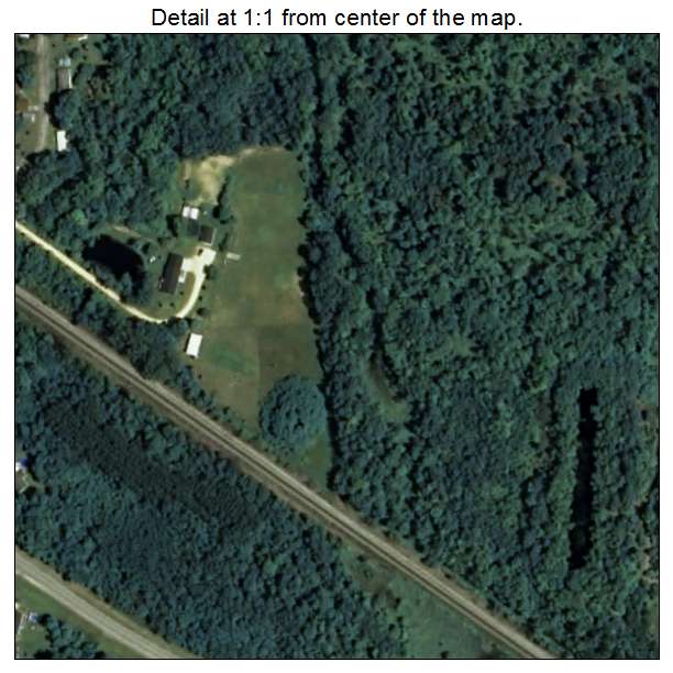 Lyndon Station, Wisconsin aerial imagery detail