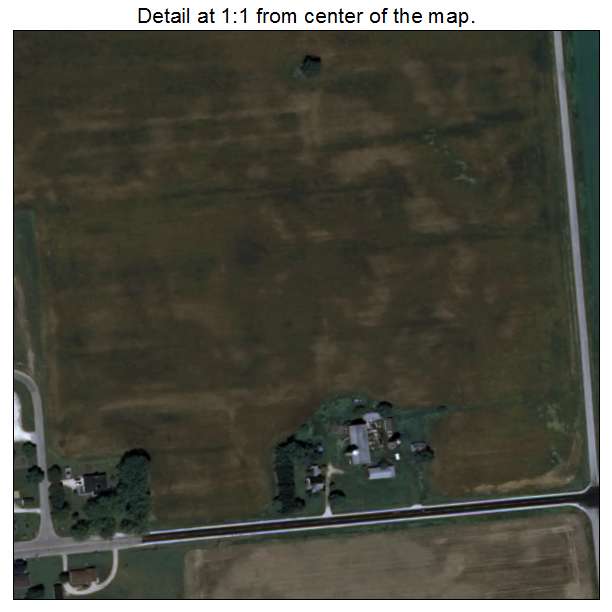 Maribel, Wisconsin aerial imagery detail