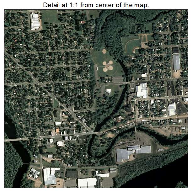 Merrill, Wisconsin aerial imagery detail