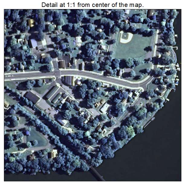 Merrimac, Wisconsin aerial imagery detail