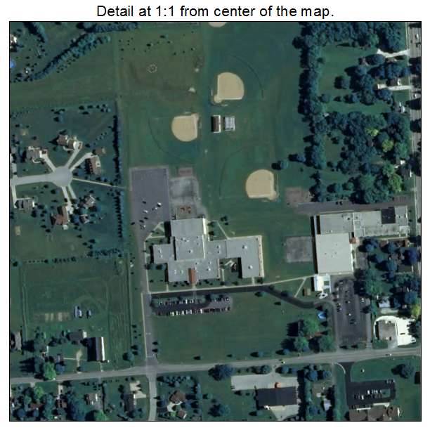 Merton, Wisconsin aerial imagery detail