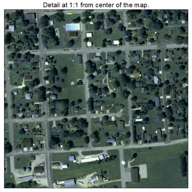 Montfort, Wisconsin aerial imagery detail
