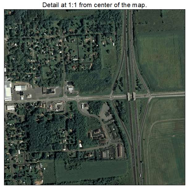 Mosinee, Wisconsin aerial imagery detail