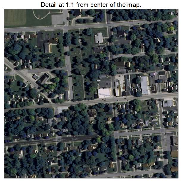Aerial Photography Map of New Holstein, WI Wisconsin