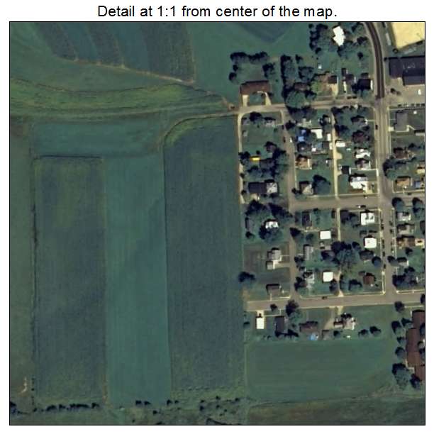 Norwalk, Wisconsin aerial imagery detail