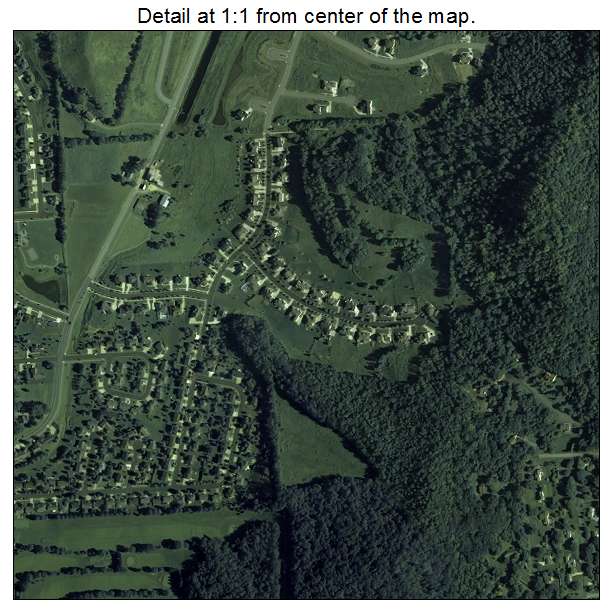 Onalaska, Wisconsin aerial imagery detail