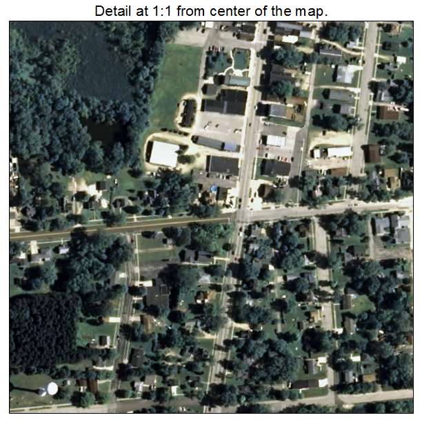 Pardeeville, Wisconsin aerial imagery detail