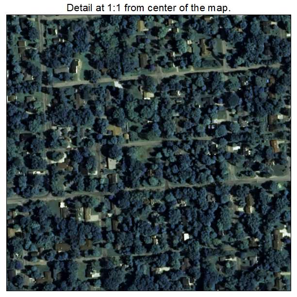 Park Ridge, Wisconsin aerial imagery detail