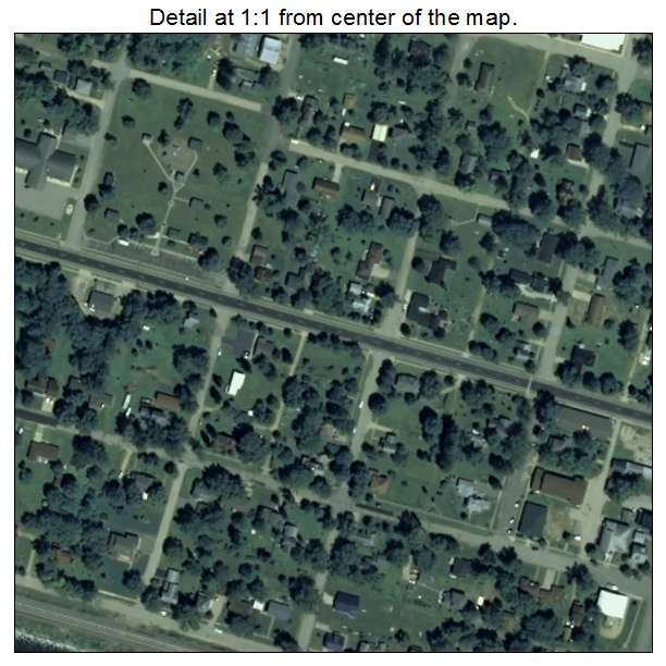 Pepin, Wisconsin aerial imagery detail