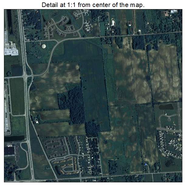 Pleasant Prairie, Wisconsin aerial imagery detail