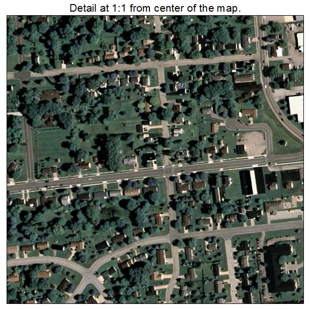 Pulaski, Wisconsin aerial imagery detail