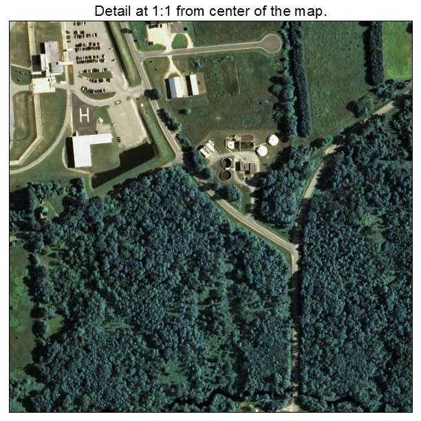 Redgranite, Wisconsin aerial imagery detail