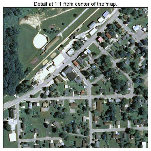 Ridgeway, Wisconsin aerial imagery detail
