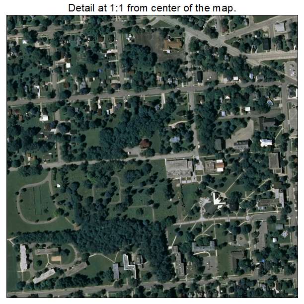 Ripon, Wisconsin aerial imagery detail