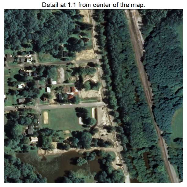 Rock Springs, Wisconsin aerial imagery detail
