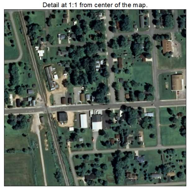 Rudolph, Wisconsin aerial imagery detail