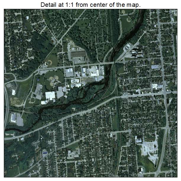 Sheboygan, Wisconsin aerial imagery detail