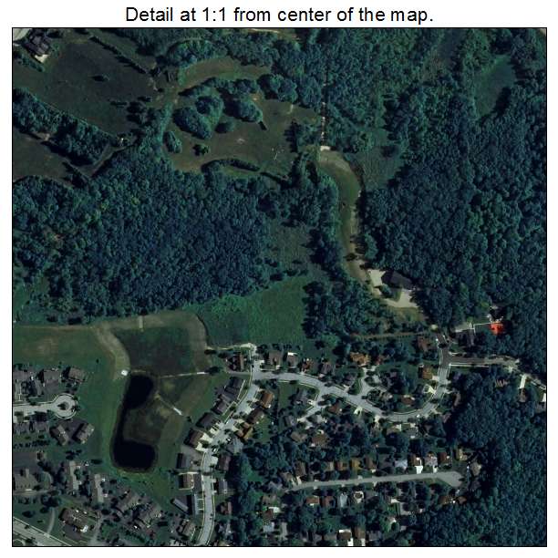Slinger, Wisconsin aerial imagery detail