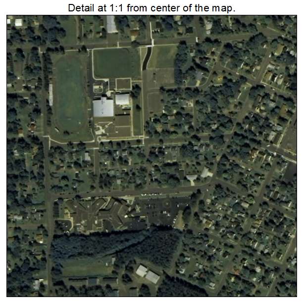 Spooner, Wisconsin aerial imagery detail