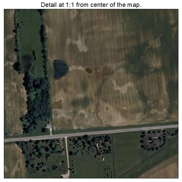 Stockbridge, Wisconsin aerial imagery detail