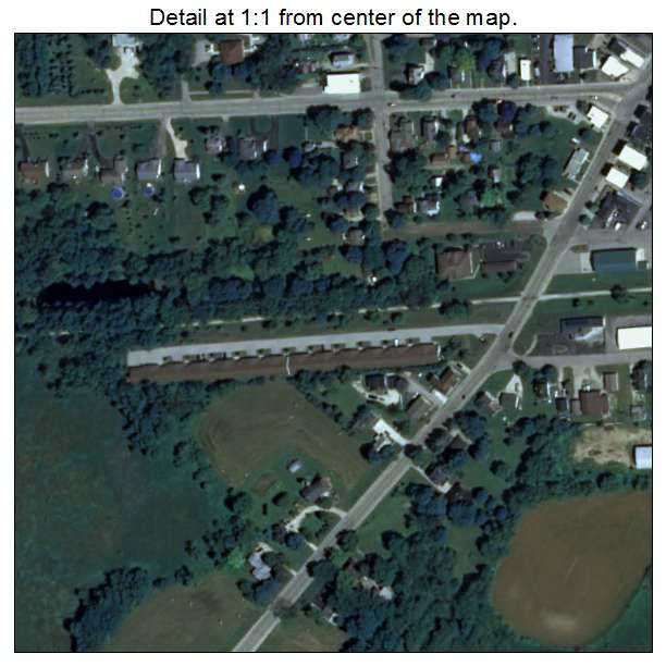 Sullivan, Wisconsin aerial imagery detail