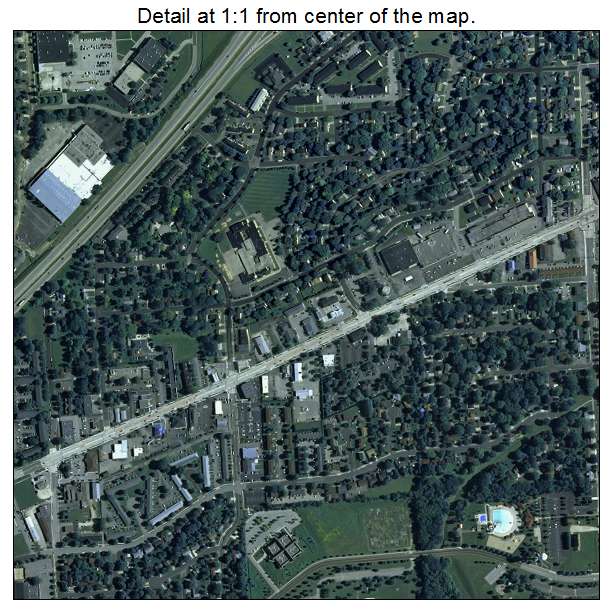 Sun Prairie, Wisconsin aerial imagery detail