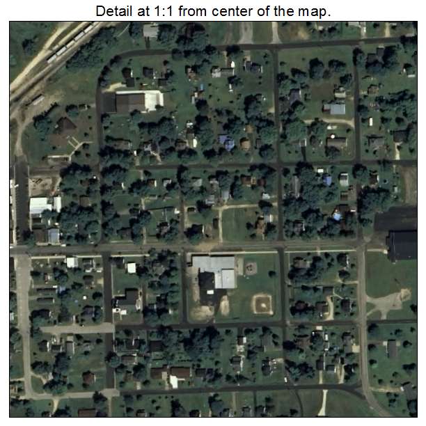 Taylor, Wisconsin aerial imagery detail