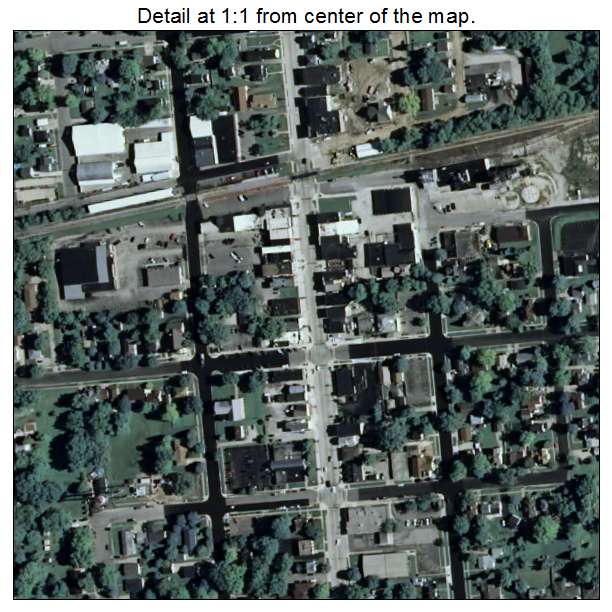 Union Grove, Wisconsin aerial imagery detail