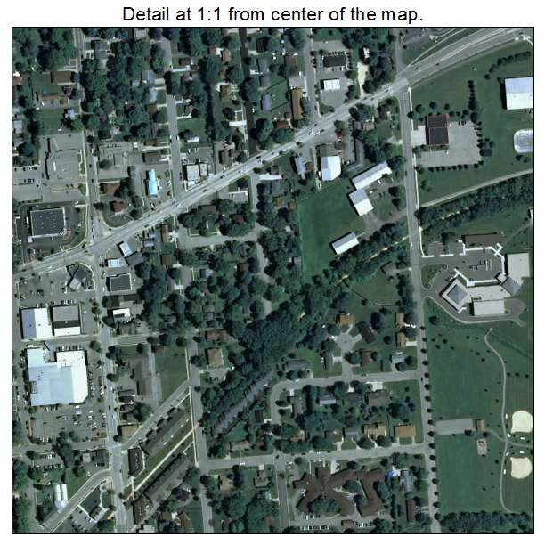 Verona, Wisconsin aerial imagery detail