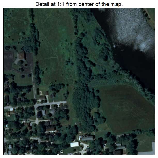Waldo, Wisconsin aerial imagery detail