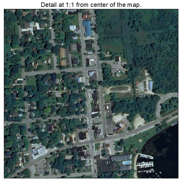 Williams Bay, Wisconsin aerial imagery detail