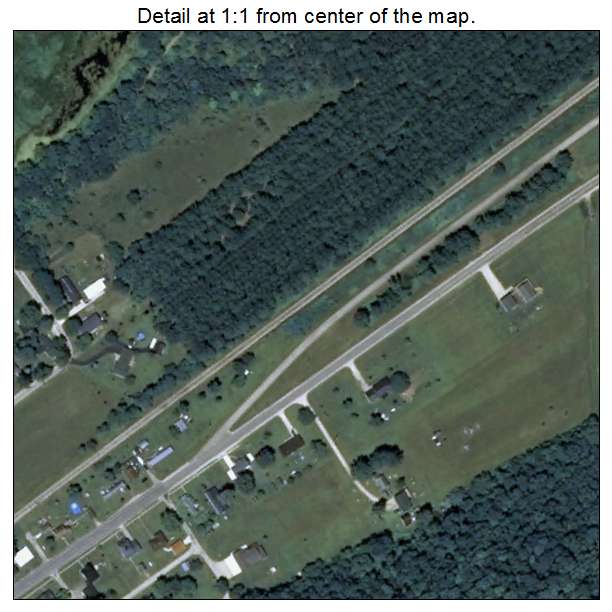 Woodman, Wisconsin aerial imagery detail