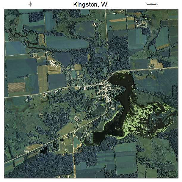 Kingston, WI air photo map