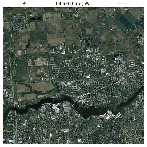 Little Chute, WI air photo map