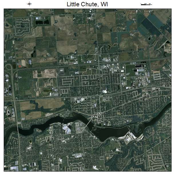 Little Chute, WI air photo map