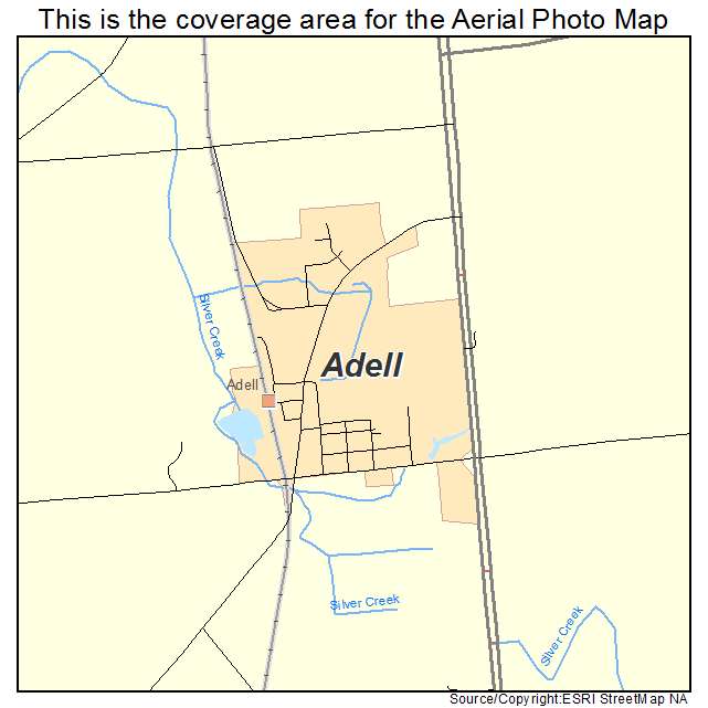 Adell, WI location map 