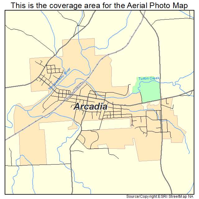 Arcadia, WI location map 