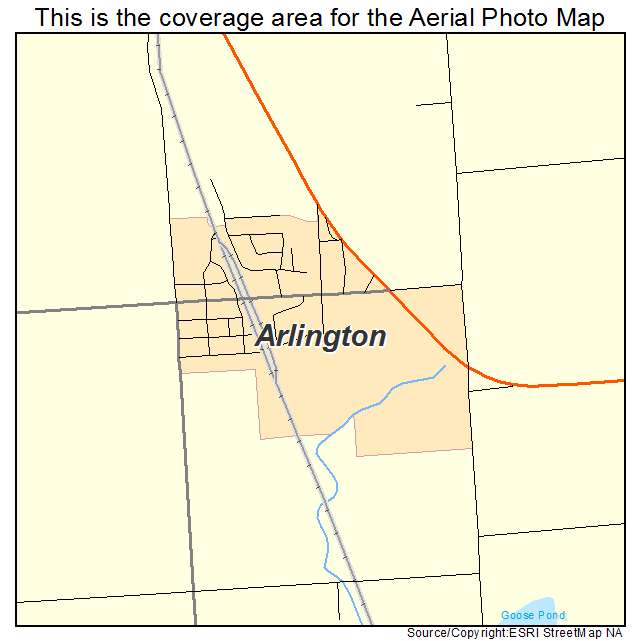 Arlington, WI location map 